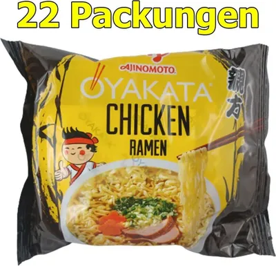 Produktbild von Oyakata Chicken Ramen 22er Pack (22 x 83g) asiatische instant Nudeln