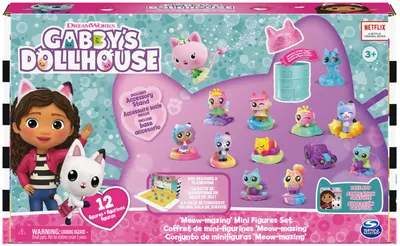Zdjęcie produktu dla Gabby's Dollhouse GDH FGR MiniFgrsGftsetM02 AMZX GML, 3 lat(a), Wielobarwny