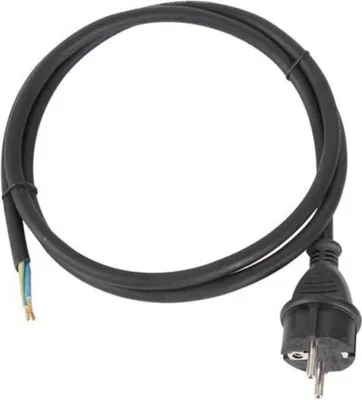 Image de Cordon d'alimentation - Caoutchouc - 1,5 M - 3G2,5 - Prise Cee 7/7 à extrémité ouverte
