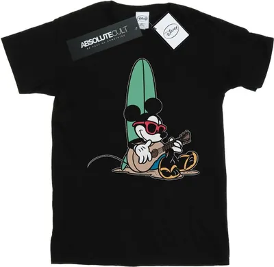 Produktbild von Disney - "Surf And Chill" T-Shirt für Damen BI37173 (XXL) (Schwarz)