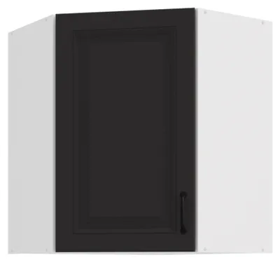 Produktbild von Eckhängeschrank 60x60 cm Stilo Grau Küchenzeile Küchenblock Küche Landhaus