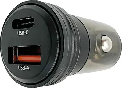 Image de Adaptateur de charge USB pour voiture 30W USB-C+A