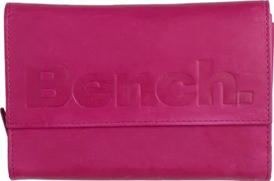 Produktbild von BENCH Große Damen Leder RFID  XXL Geldbörse Portemonnaie Brieftasche Clutch NEU, Farbe:Magenta