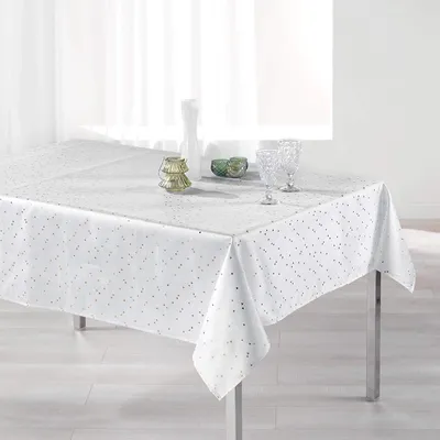 Image de Nappe 150x240cm Safina blanc
