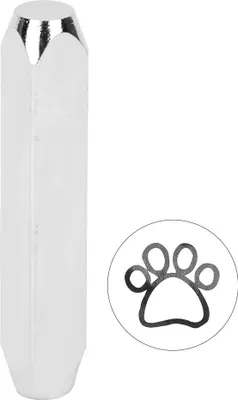 Produktbild von CraftPaw 6 mm 1/4 Zoll Design-Stempel aus Kohlenstoffstahl für DIY-Leder-Holz-Schmuck