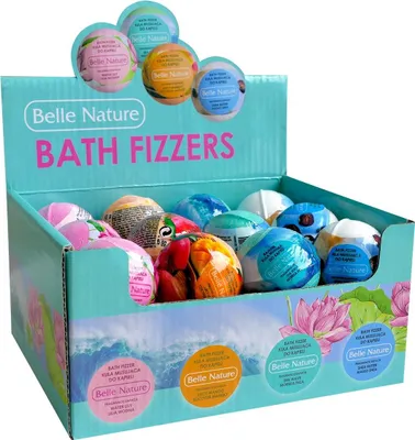 Produktbild von BELLE NATURE Badebomben - Set - 12 Stück