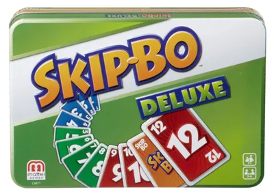 Produktbild von Skip-Bo Deluxe in Metalldose
