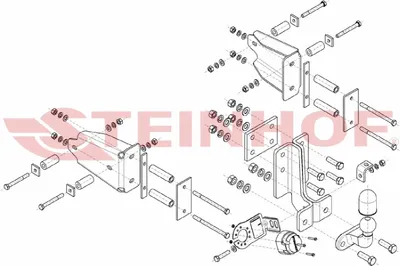Produktbild von Z547165 Anhängerkupplung passend für MERCEDES W163 02/1998-07/2005 starr