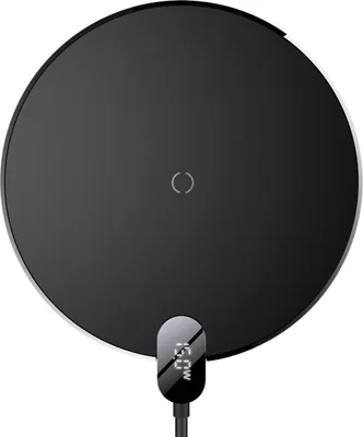 Obrázok produktu pre Baseus CCED000001 nabíjačka mobilných zariadení Slúchadlá, smartfón čierne USB Bezdrôtové nabíjanie Vnútorné