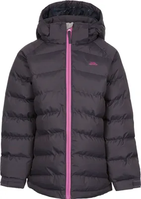 Produktbild von Trespass Kinder / Mädchen Steppjacke Amira mit Kapuze TP4780 (116) (Dunkelgrau)