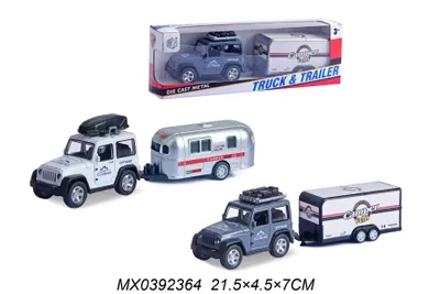 Obrázek produktu pro Auto džíp s přívěsem