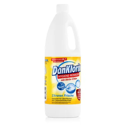 Produktbild von DanKlorix Hygiene-Reiniger Zitronen Frische 1,5L - Mit Aktiv-Chlor (1er Pack)