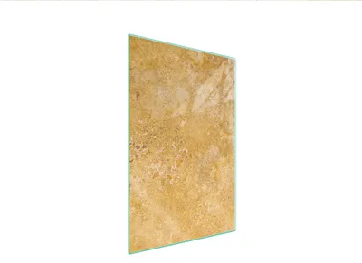 Produktbild von Herdabdeckplatte 35x52 Glaskeramikkochfeld Abdeckung Spritzschutz Glasplatte Deko Schneidebrett Schiefer Beige