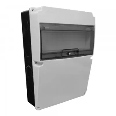 Obrázok produktu pre Rozvádzač napájania IP66 11-modulový rozvádzač Poistková skrinka na povrch TpE 0011