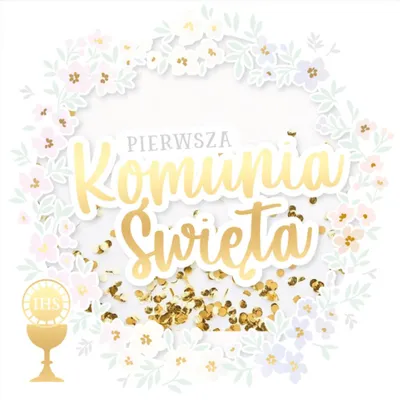 Image de Carte de vœux pour la première communion avec enveloppe