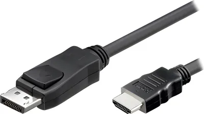 Produktbild von Techly 3m DisplayPort/HDMI, 3 m, DisplayPort, HDMI, Männlich, Männlich, 1920 x 1200 Pixel