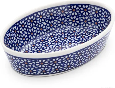 Produktbild von Original Bunzlauer Keramik Dipschale Servierschale Schale Schüssel oval, L 15,6 cm , H 4,0 cm im Design 120