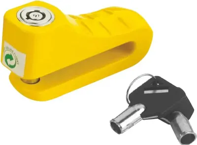Produktbild von Bcr Moto Pin 10 Mm Scheibenbremsenschloss Gelb  Gelb One Size