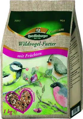 Produktbild von Quedlinburger Wildvogelfutter mit Früchten 1 Kg