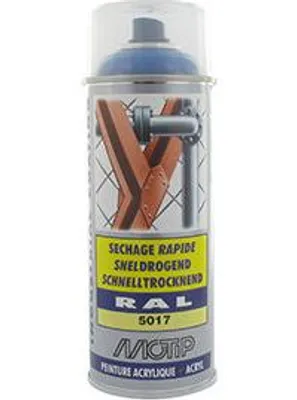 Produktbild von MoTip RAL Industrielack hochglänzend verkehrsblau 0,4 Liter