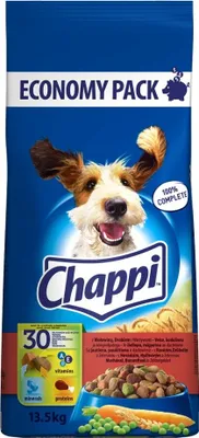 Produktbild von Chappi mit Rindfleisch, Geflügel und Gemüse 13,5 kg