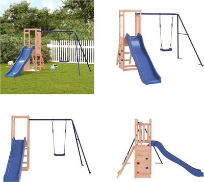 Produktbild von vidaXL Spielturm Massivholz Douglasie - Spielplatz - Spielplätze - Garten Spielplatz - Outdoor Spielplatz