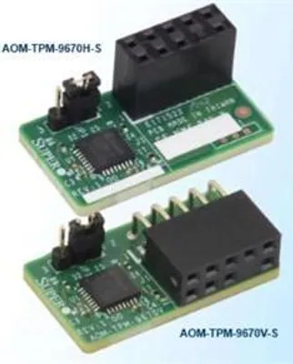 Obrázok produktu pre Supermicro AOM-TPM-9670V-S-O, SPI, -20 - 80 °C, 26,1 mm, 14,6 mm, 13,1 mm