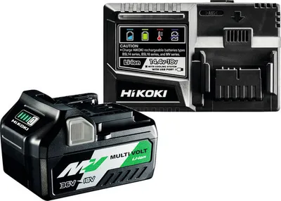 Produktbild von Hikoki Hitachi Booster Pack Multi Volt UC18YSL3WE1Z 1 Akku BSL36A 36V/2,5Ah Ladegerät UC18YSL3