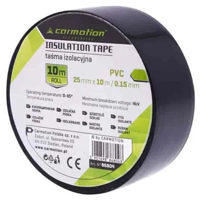 Produktbild von PVC-Isolierband 0,15 mm x 25 mm x 10 m, schwarz, 1 Stk.