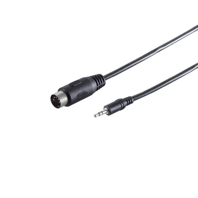 Produktbild von Klinkenst. 3,5mm Stereo/ Diodenstecker 5-pol. 1,5m