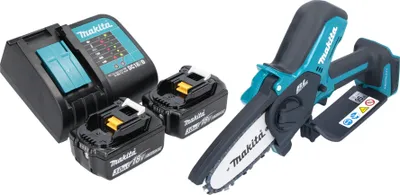 Produktbild von Makita DUC 101 SF201 Akku Astsäge 18 V 10 cm Brushless + 2x Akku 3,0 Ah + Ladegerät