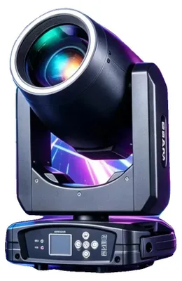 Zdjęcie produktu dla Światło z ruchomym promieniem, sterowanie DMX, efekty stroboskopowe, 1 szt.