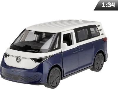 Image de Modèle 1:34, VW ID BUZZ, blanc et bleu foncé