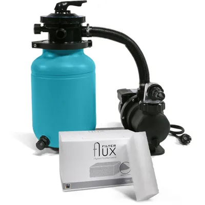 Produktbild von Poolfilter "Trinidad 250" bis 15m³ + Flux Filtermaterial