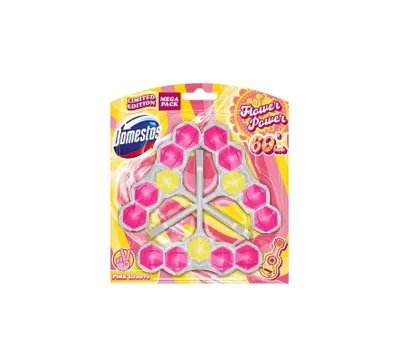 Zdjęcie produktu dla Domestos Zawieszka toaletowa Pink Groove, 3 x 55 g