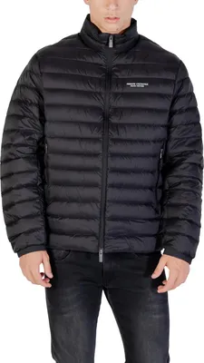 Produktbild von Armani Exchange Herrenjacke Schwarz mit Druck für Herbst/Winter : Größe - S Größe: S