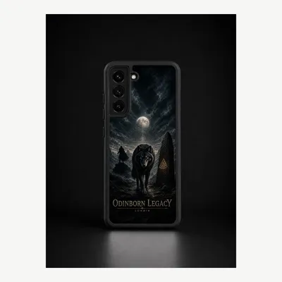 Productafbeelding van Samsung S21 hoesje, telefoonhoesje, beschermhoesje, case met Odin Vikingenmotief – LUNØIR ©