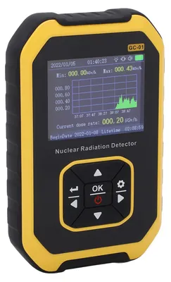 Geigerteller Strahlungsdetektor LCD, Beta-Gamma-Röntgen, wiederaufladbar