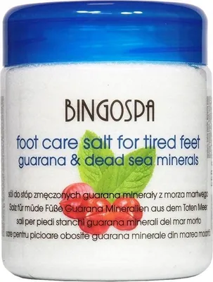 Produktbild von BINGOSPA Salz für müde Füße mit Guarana 550 g