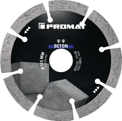 Produktbild von Diamanttrennscheibe BETON 350 mm Bohrung 25,4 mm Segmentbreite 40 mm Segmenthhe 10 mm Segmentstrke 3,2 mm