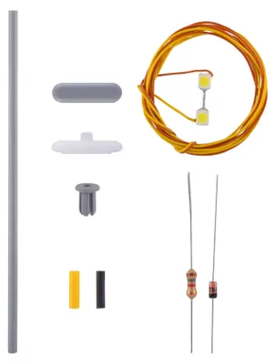 Produktbild von Viessmann 6726 - H0 Bausatz Bahnsteigleuchte, 2 LEDs weiß  - Neu