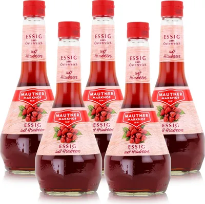 Produktbild von Mautner Essig mit Himbeere 0,5L - Essig aus Österreich (5er Pack)