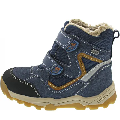 Produktbild von Lurchi TAWAB-TEX Jungen Klettstiefel in Blau, Größe 33