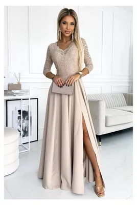 Produktbild von Kleid NUMOCO AMBER 309-10 BEIGE Größe: L