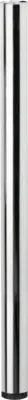 Produktbild von Tarrox Tischbein rund 87 cm Ø60 mm höhenverstellbar , chrom