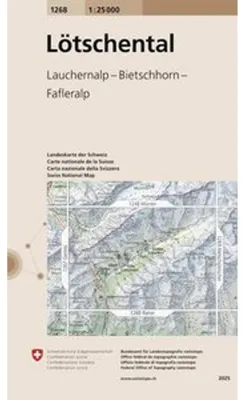 Obrázok produktu pre Swisstopo 1 : 25 000 Lötschental