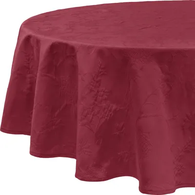 Produktbild von Erwin Müller Tischdecke Arnsberg" rot rund: 160 cm Ø"