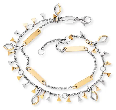 Produktbild von Engelsrufer ERBS-TRIANGLE Damen 2 in 1 Fußkettchen / Armband 26 cm