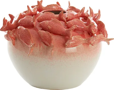 Produktbild von Light & Living - Vase FISCH - Ø40x27cm - Rot