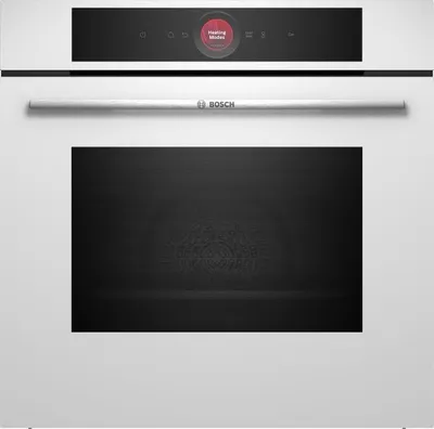 Produktbild von Integrierter multifunktionsbackofen 71l 60cm a+ weiße pyrolyse Bosch HBG7741W1